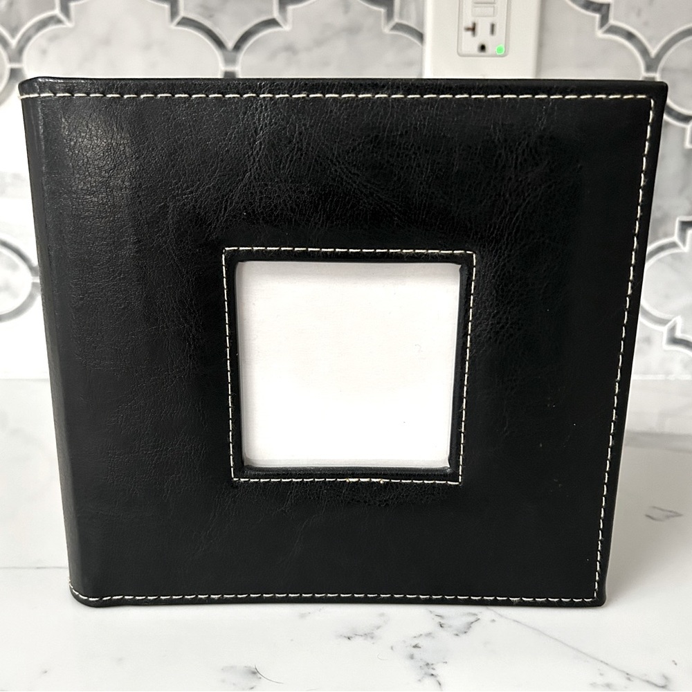 Black Mini Photo Album - Holds 100 photos